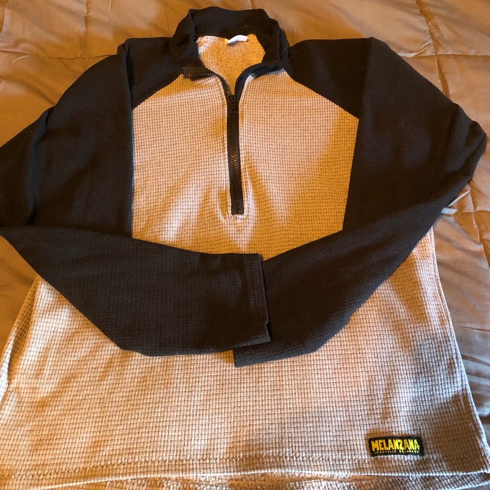 Melanzana micro-grid 1/4 zip fleece - made in CO!